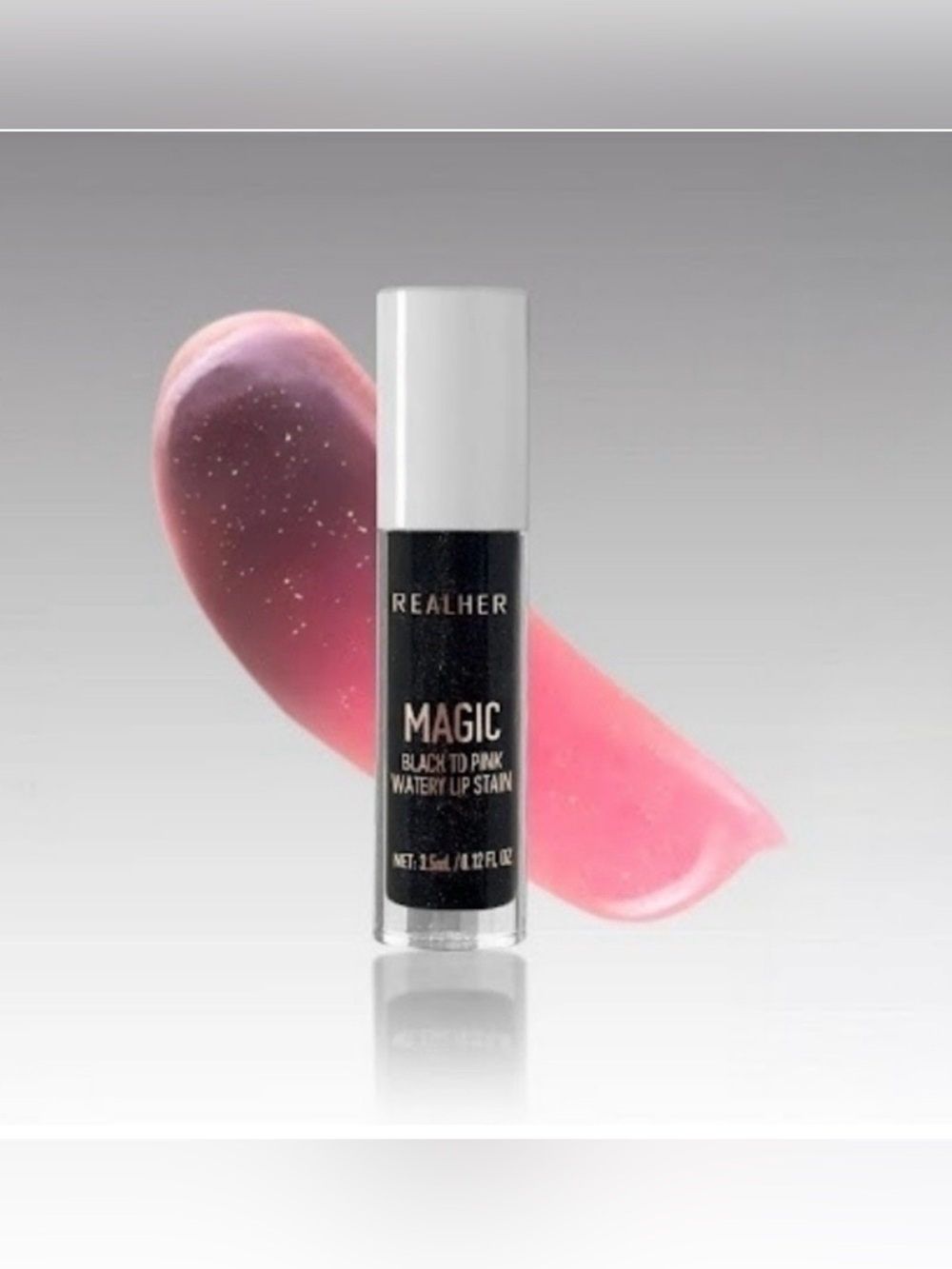 REALHER Magic Black to Pink Watery Lip Stain - pH Color
Changing